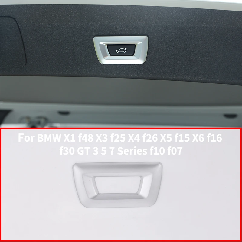 

1 шт., декоративная наклейка на заднюю дверь автомобиля BMW X1 f48 X3 f25 X4 f26 X5 f15 X6 f16 f30 GT 3 5 7 Series f10 f07