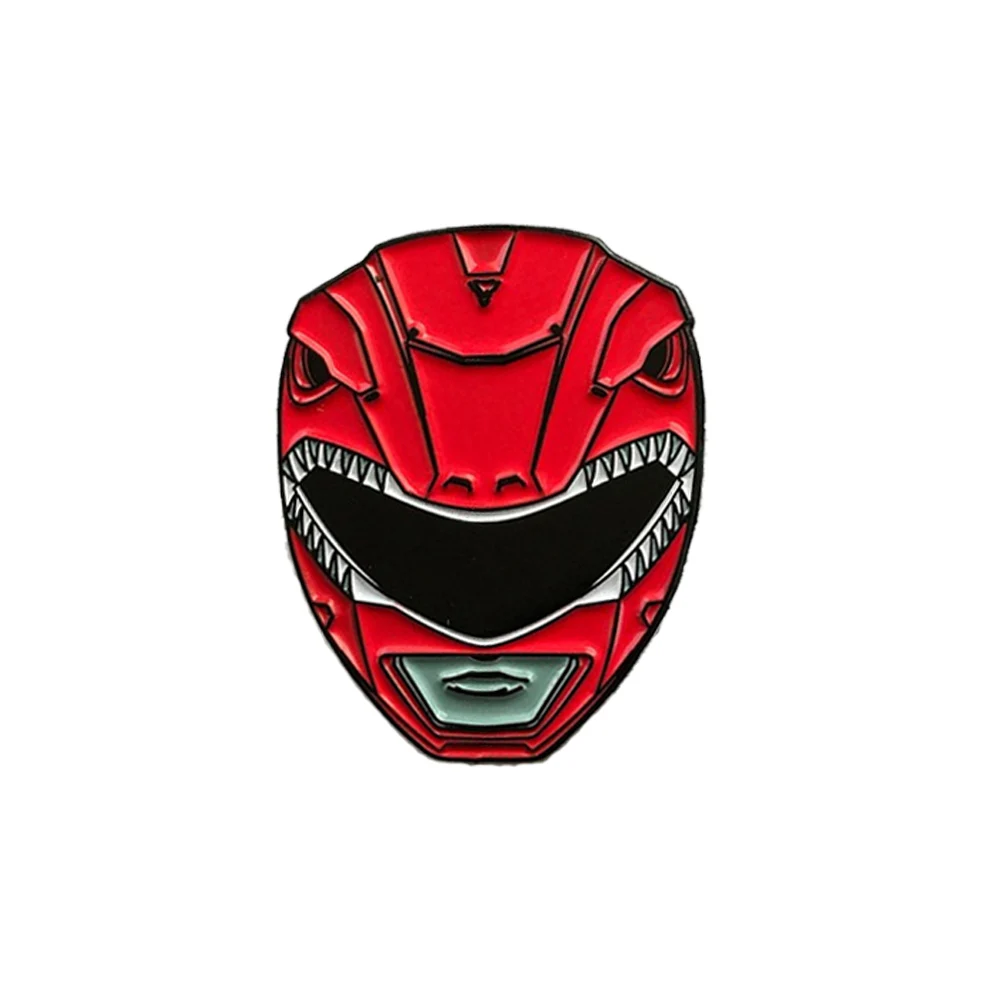 

Power Rangers Pin Classic Cartoon Tv Series Dinosaur Team Peripheral Enamel Brooch Hat Backpack Commemorative Badge for Gift