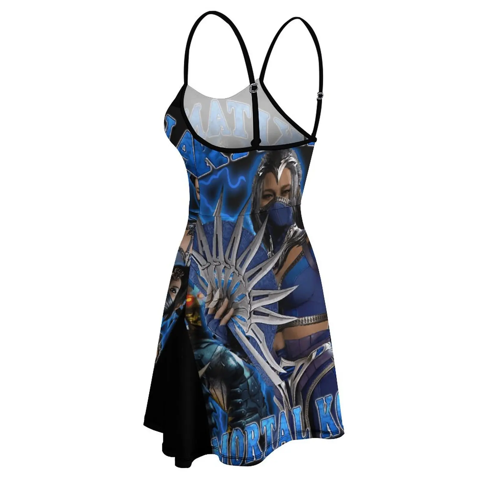 Экзотическое женское платье на бретельках Mortal Kombat 1 женская одежда бретелях