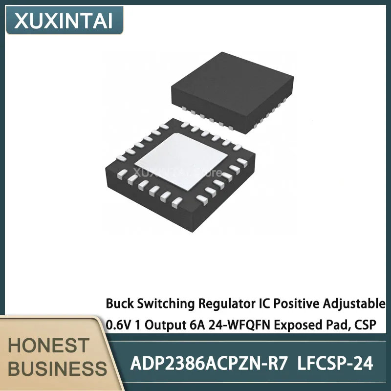 

5Pcs/Lot ADP2386ACPZN-R7 ADP2386ACPZN Buck Switching Regulator IC Positive Adjustable 0.6V 1 Output 6A 24-WFQFN Exposed Pad,