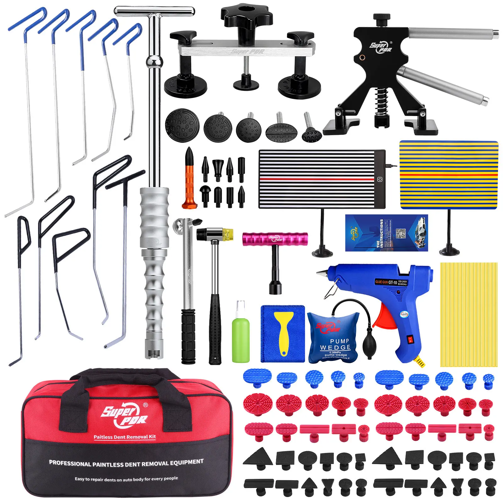 

Набор инструментов для ремонта вмятин Super PDR