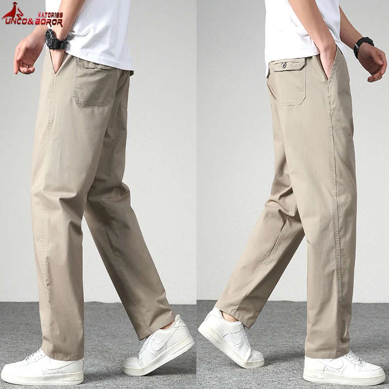 

New 100% Cotton Military Tactical Pants Men 2022 Streetwear Combat Trousers Multi-pocket Elastic Waistband Jogging Cargo Pants
