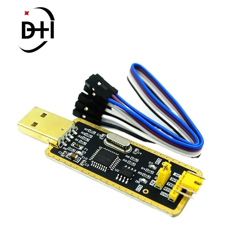 Кабель-адаптер FT232 FT232BL FT232RL USB 2,0 для скачивания уровня TTL для модуля адаптера последовательной платы 5 в 3,3 В отладчик до 232 с поддержкой win10