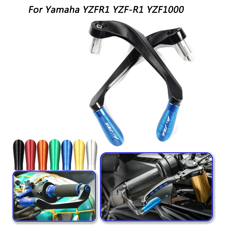

Motorcycle Hand Guards Aluminum Alloy Handguard Protection Lever Guard For Yamaha YZFR1 YZF-R1 YZF1000 All Years