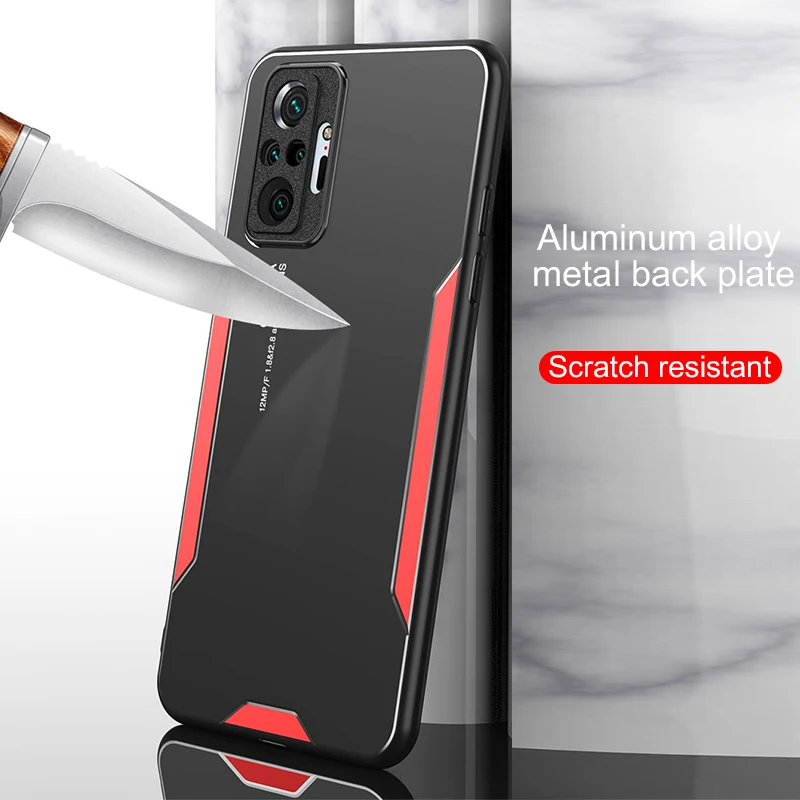 Luxury Aluminum Metal Shockproof Armor Case For Xiaomi 12 11t Redmi Note 11 10 9 8 Pro 9s 10s K50 K30 K40 Silicone Bumper Cover
