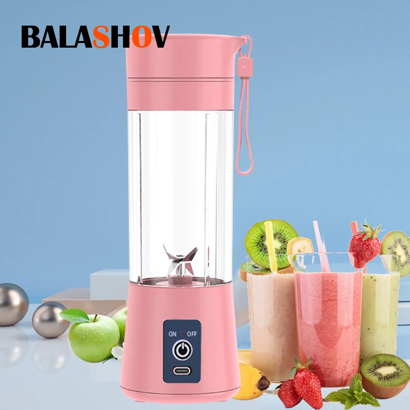 

Portable Electric Juicer 380ml Usb Mini Fruit Blender Orange Smoothies Fruit Extractors Mixer Multifunction Juice Machine