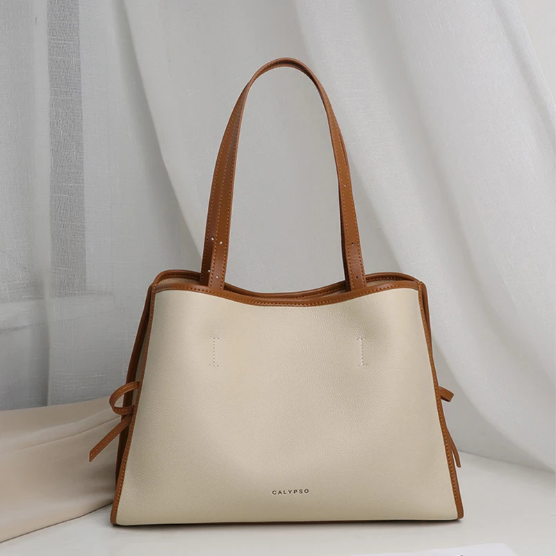 

Women's Genuine Leather Handbags Designer Bags Famous Brand Women Tote New Luxury Shoulder Leather Fashion Shoulder