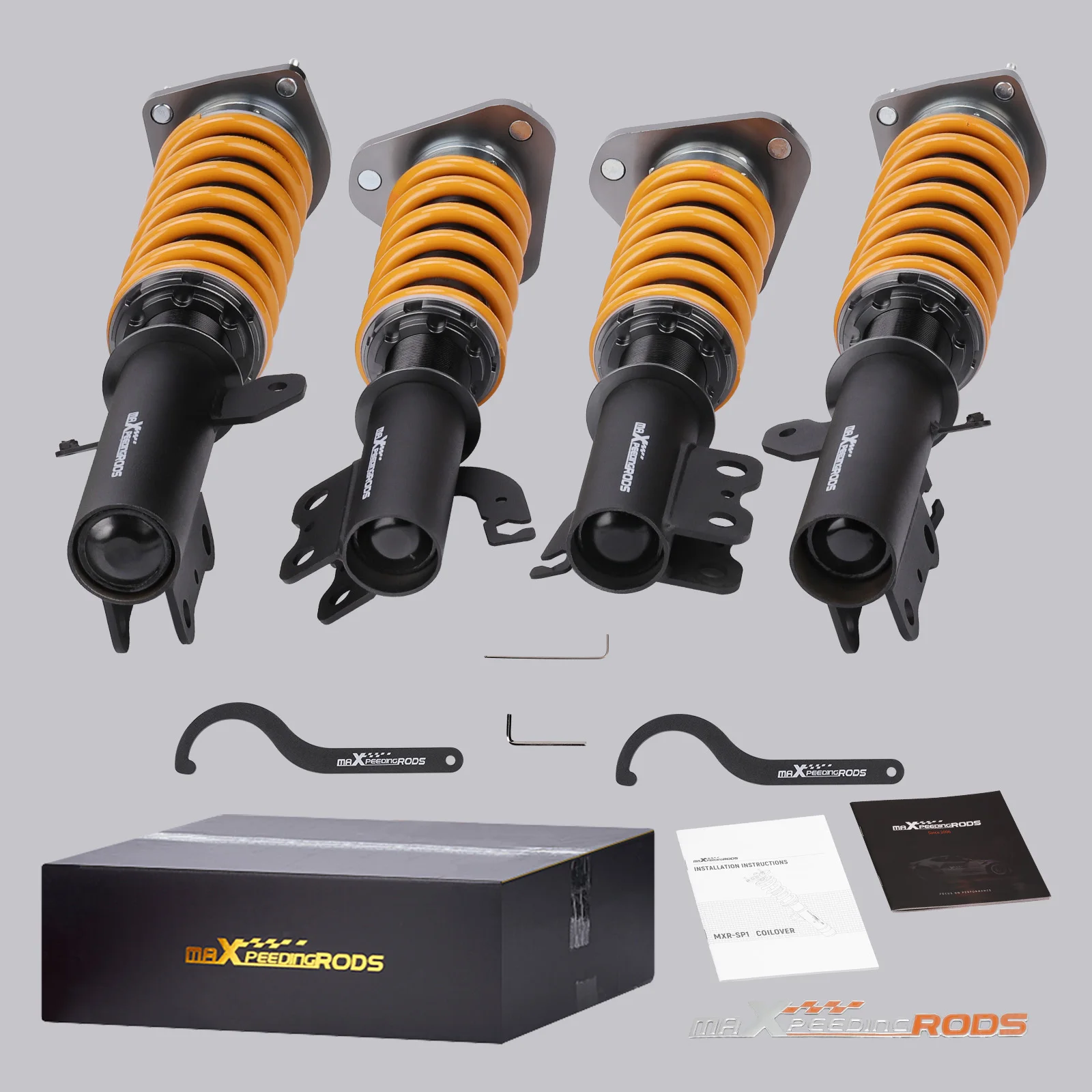 

MaXpeedingrods COT6 Coilover Shock пружины для Toyota Celica GT GTS FWD 90-93 комплект для понижения койлов Регулируемый Coilover Shock