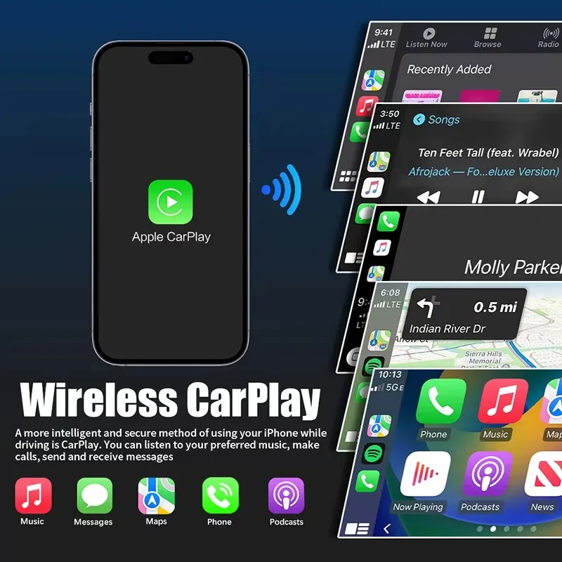 Фото Беспроводной Carplay Android Auto для Porsche PCM3.1, система Paramera Cayenee Macan Boxster 911, модуль соединения мобильного телефона №5