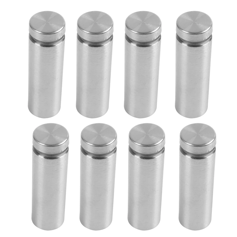 

8 Pcs Stainless Steel Standoff Pins Screw Glass Frame Hanger 16Mmx50mm