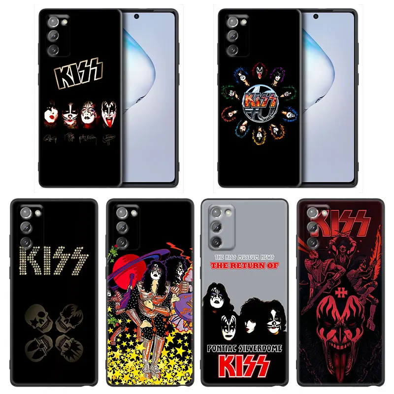 

Kiss Phone Case For Sumsung Galaxy M54 M31 M30S M51 M53 M21 M32 M23 M11 M31S M12 M13 M01 Case Back Cover Classics Kiss Rock Band