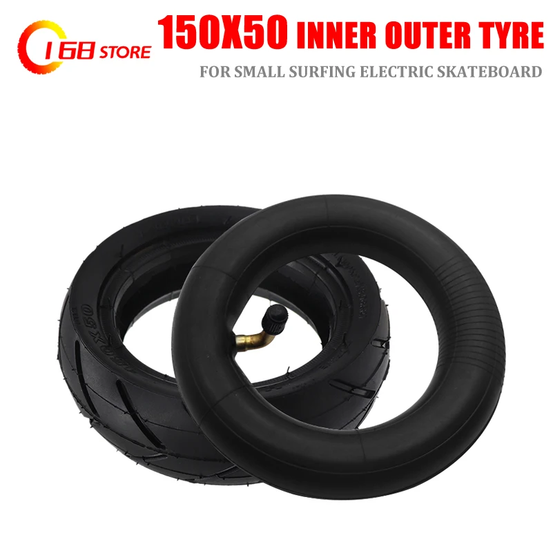 Шина 150x50, подходит для 6-дюймового небольшого колеса для электрического скейтборда, шина 150 мм, внутренняя трубка для мотоцикла, складной велосипед типа А Шина 150x50, подходит для 6-дюймового небольшого колеса для электрического скейтборда, шина 150 мм, внутренняя трубка для мотоцикла, складной велосипед типа А