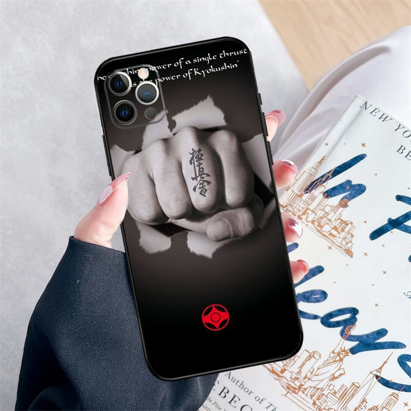 Чехол Kung Fu Oyama Kyokushin Karate для iPhone 15 12 13 11 14 16 Pro Max X XS XR 8 7 Plus задняя крышка
