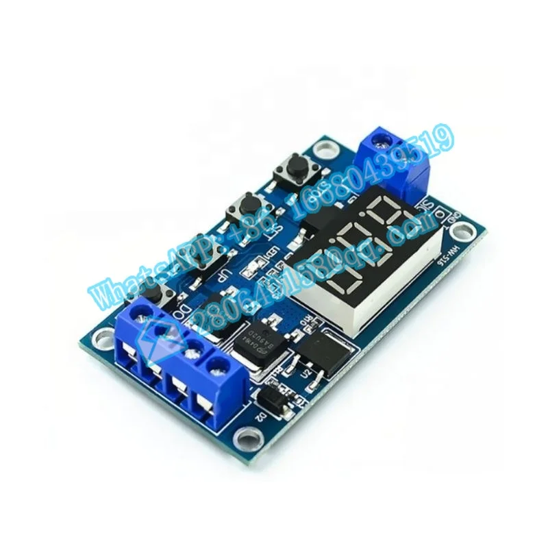 Electric Parts Trigger LED Digital Display Cycle Switch Module DDC-432 Controller Time Delay