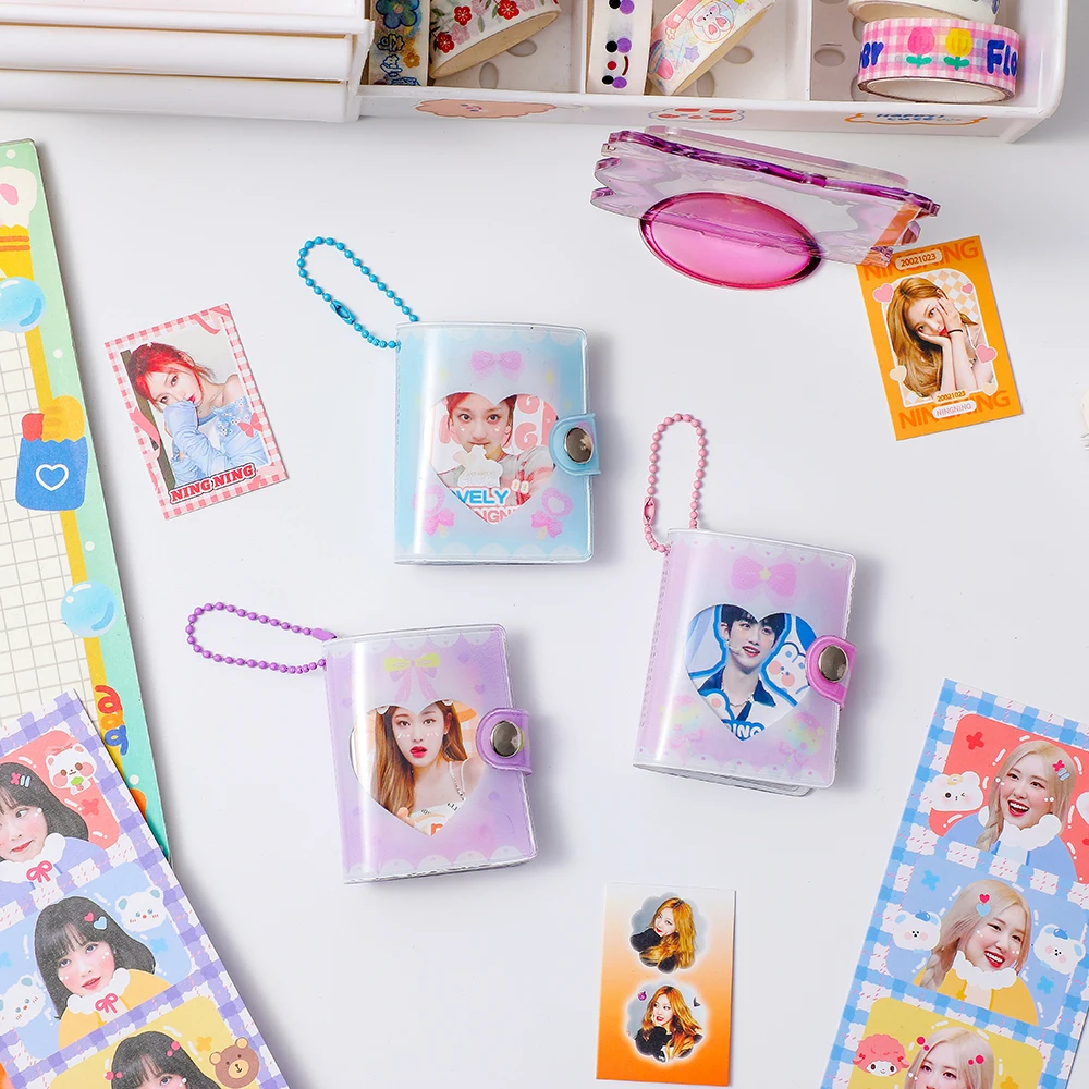 Новое поступление Kawaii Love Bow Kpop Photocards коллекция книги Idol Photo держатель для карт