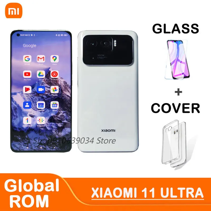 

Xiaomi Mi Ultra 5G NFC 55W redmi Smartphone Snapdragon 888 5000mAh Octa-core 50MP Android 5G 6.81” AMOLED Full Screen