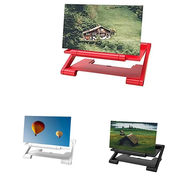 

3D Folding Lift Screen Magnifier Cell Phone Amplifier 12 Inch Cell Phone Screen Amplifier For Smartphones