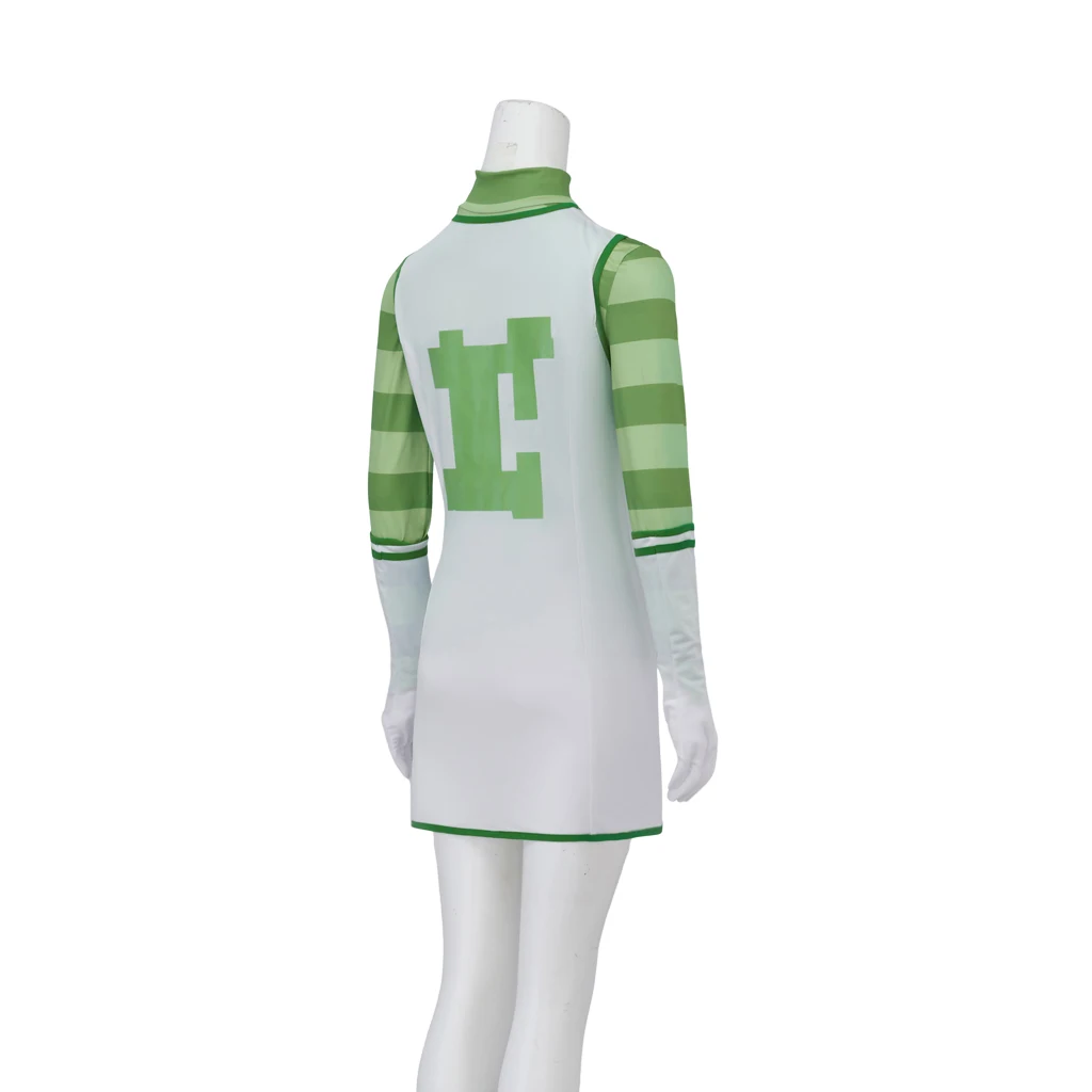 Jet Set Radio Gum Косплей костюмы с длинным рукавом Футболка Платье шляпой перчатки игра