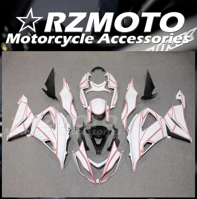 

Новый комплект обтекателей из АБС-пластика подходит для Kawasaki Ninja ZX-6R 636 599 2013 2014 2015 2016 2017 2018 13 14 15 16 17 18 белый красный