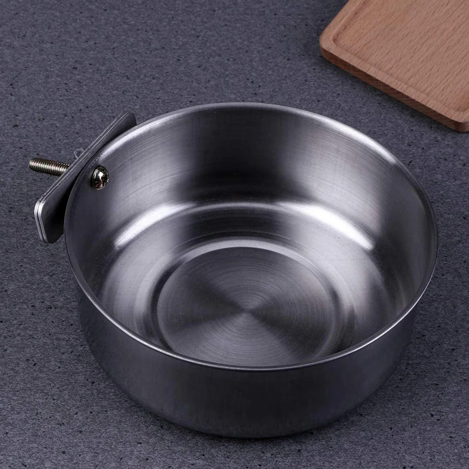 

Stainless Steel Bird Feeder Stainless Steel Food Container Water Cage Bowl Pet Cage Cups Holder For Bird Parrot Cockatiel Conure