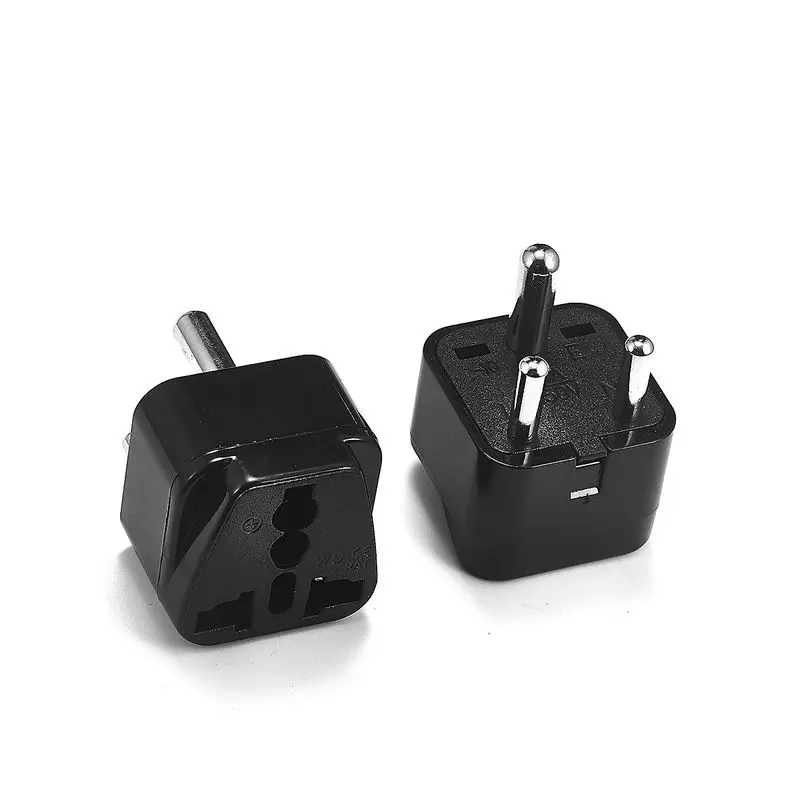 

1pcs South Africa Travel Power Adapter Universal US EU AU UK Brizal Italy To India Plug Adapter AC Converter Electrical Socket