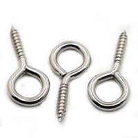 0 1 2 3 4 5 6 8 10 12 14 eye screw bolt hook nickel screw eye diy rope accessories wood screws jewellery accessories