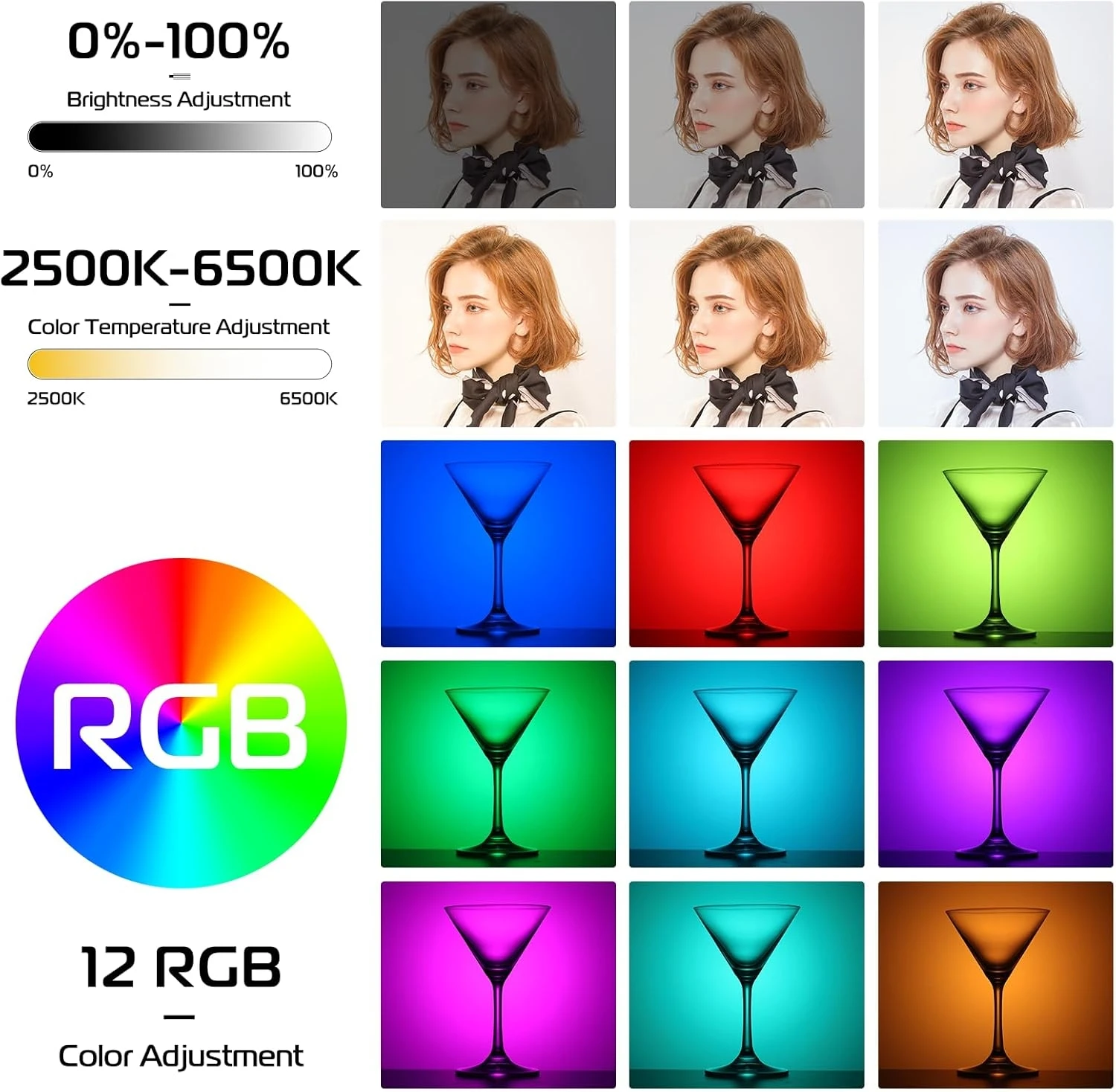 Ulanzi VL66 RGB 2500-6500K Мини-камера Видео Портативный светильник 2000 мАч 95+ Светодиодная заполняющая лампа с регулируемой яркостью для DSLR-видеокамеры Экшн-камеры (art.: 3920cf9837f8a) - 3920cf9837f8a