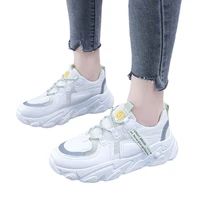 summer womens outdoor sports shoes fashion mesh thick soled sports shoes 2022 new knitted breathable comfortable walking shoes