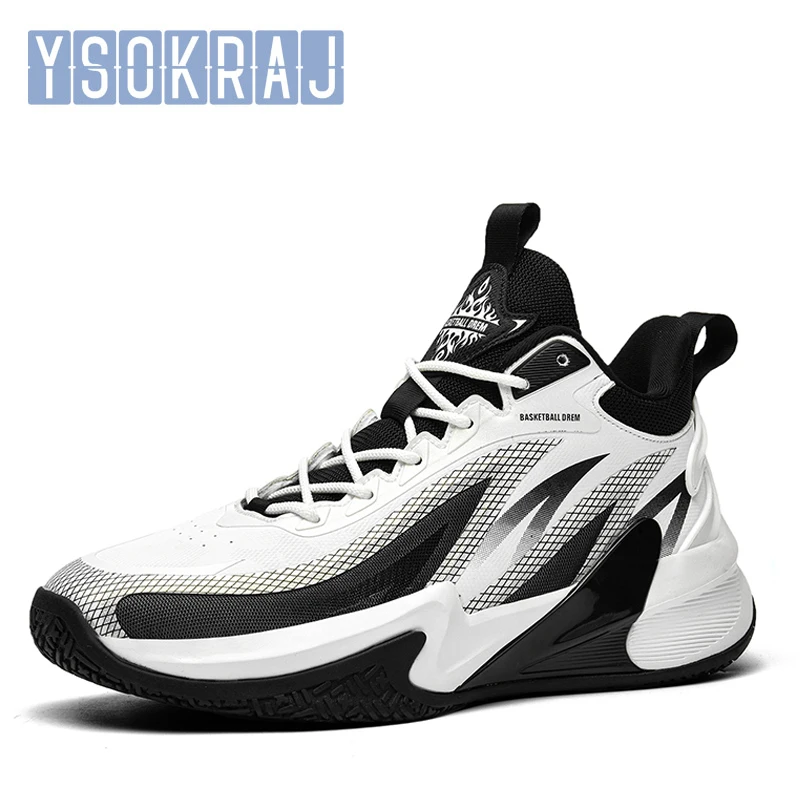 

High Quality Basketball Shoes Men Sneakers Men Basket Shoes Red Autumn Anti-slip Outdoor Sports Shoes Trainer Men Sport Shoes