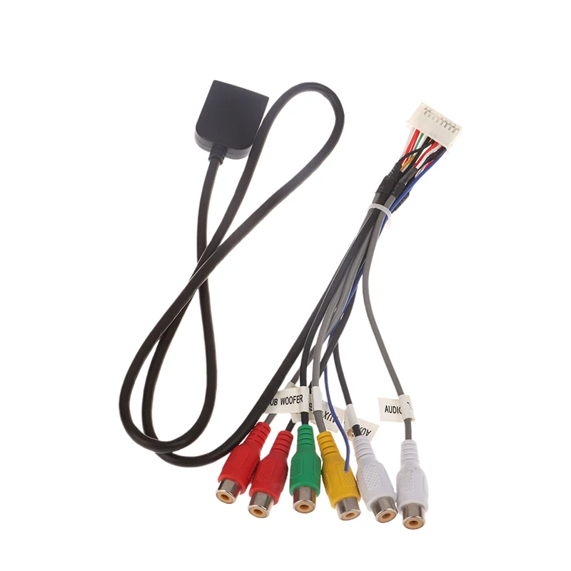 20-контактный разъем автомобильное стерео радио выход RCA жгут проводов AUX для