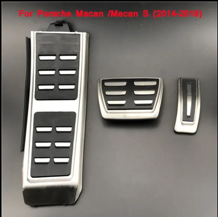 

For Porsche Macan 2014 For Cayenne 2018 2019 2020 2021 2022 Accelerator Pedal Cover Gas Fuel Brake Non-Slip Pad Car Accessories
