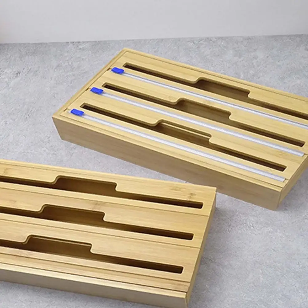 

Консервантный резак для пленки, креативные нижние отверстия, многоразовый бамбуковый фотослайсер, кухонные принадлежности