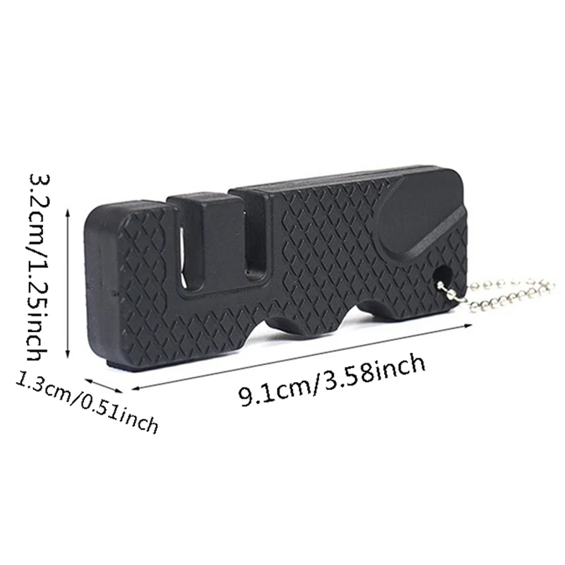 Новый керамический Многоцелевой Брелок карбидный нож карманная фототочка для