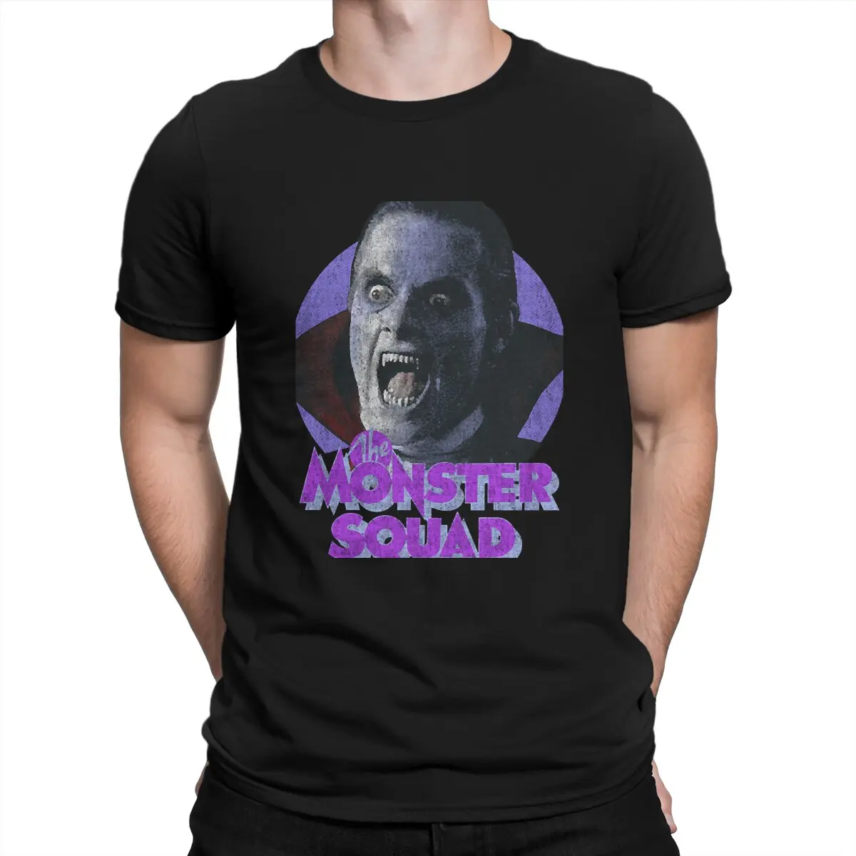 

The Monster Squad Creative TShirt for Men Vampire Round Collar Pure Cotton T Shirt Distinctive Birthday Gifts Streetwear