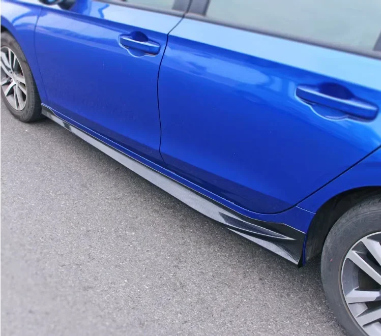 Комплект боковых удлинителей из АБС-пластика для Honda Civic Sedan 2021 2022 2023 2024