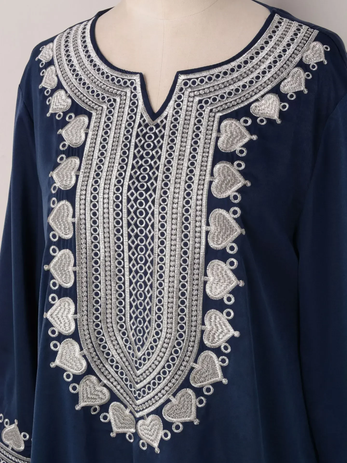 ИД мусульманское платье женское кимоно абайя химар вышивка кафтан кебая Рамадан