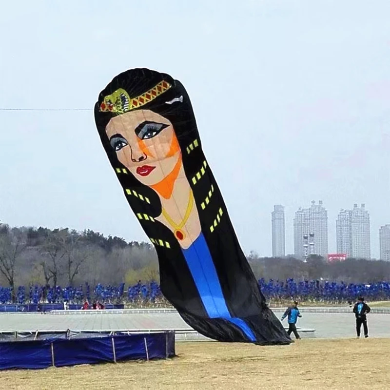 Бесплатная доставка 24 м большой воздушный змей летающий мягкий катушка парашют