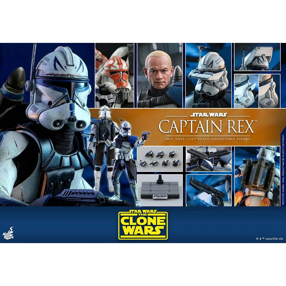 

Hot Toys Original TMS018 Captain Rex CT-7567 1/6 HT Star Wars Genuine Collection Model Anime Figure Action toys