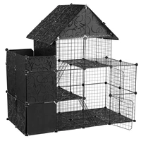foldable pet playpen crate iron fence puppy kennel house puppy rabbit dog gate supplies exercise training cage
