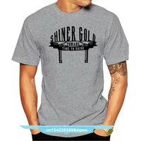 100 shiner gold pomade lowrider mantle logo t shirt white new men t shirt