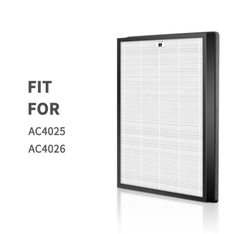 

Air Purifier HEPA Filter Parts AC4101 Fit For Philips AC4025 AC4026 AC5659 Filter Out Smog Dust and PM2.5 295*240*30mm