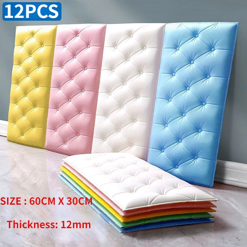 

12 шт., самоклеящиеся наклейки для бампера, 12 мм, 60 х30