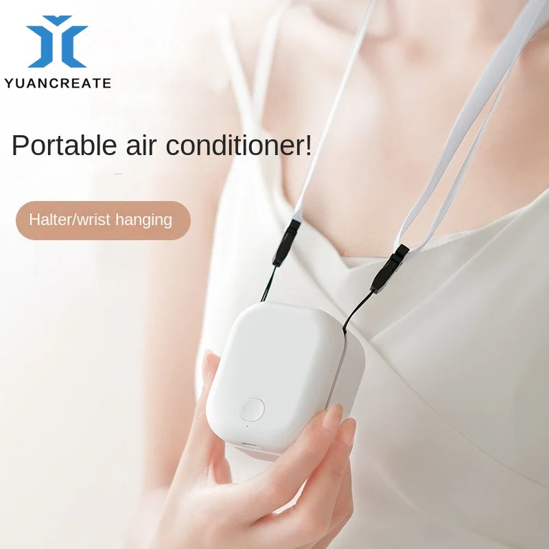 

Portable cute mini Fan for summer USB neck Fan Clip-On Cooling fan Personal Office Household Traveling Cooler Air Conditioner