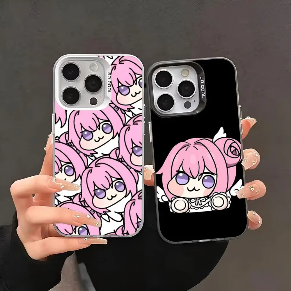 Фото Чехол NIKKES DORO для iPhone 17 16 15 14 13 12 Pro Max Air Plus, цветной, серебристый, жесткий корпус №1