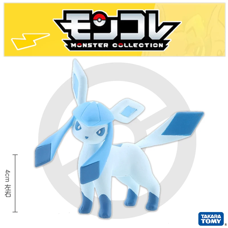 

Takara Tomy Pokemon Monster Collection Glaceon Figure Character Handmade doll model toys