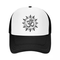 om ohm symbol aum baseball cap women men adjustable hinduism buddhism trucker hat streetwear snapback caps sun hats