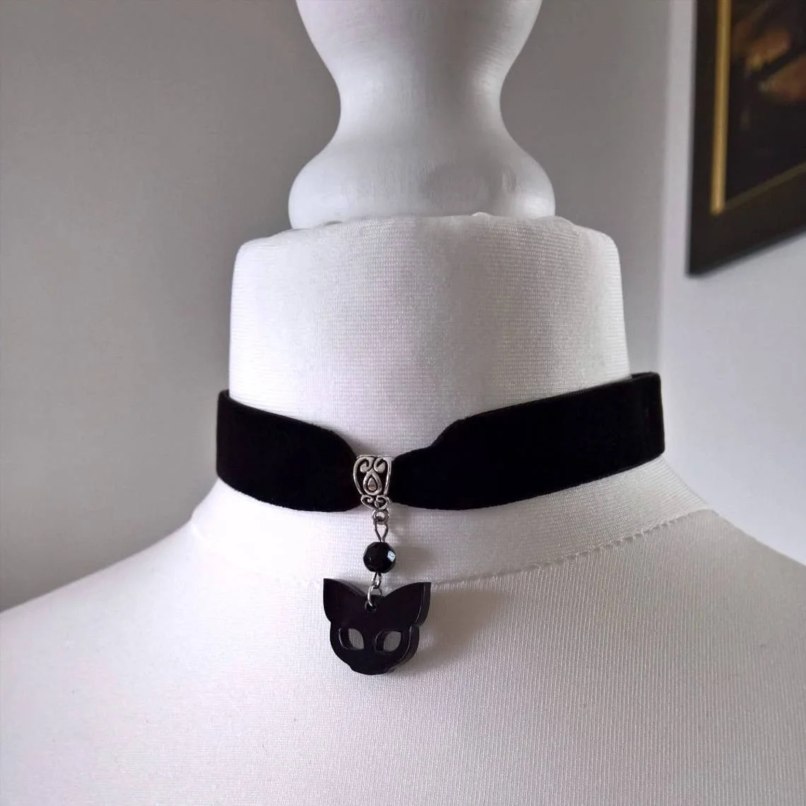 

Fashion Jewelry Black Cat Head Large Pendant Necklaces for Women HipHop Mens Animal Necklace Summer Accessories