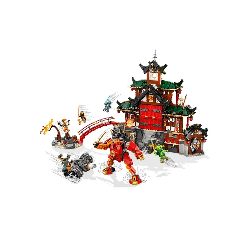 [100% оригинал] LEGO®NINJAGO®71767 игровой набор храмов ниндзя доджо (1394 шт.) |