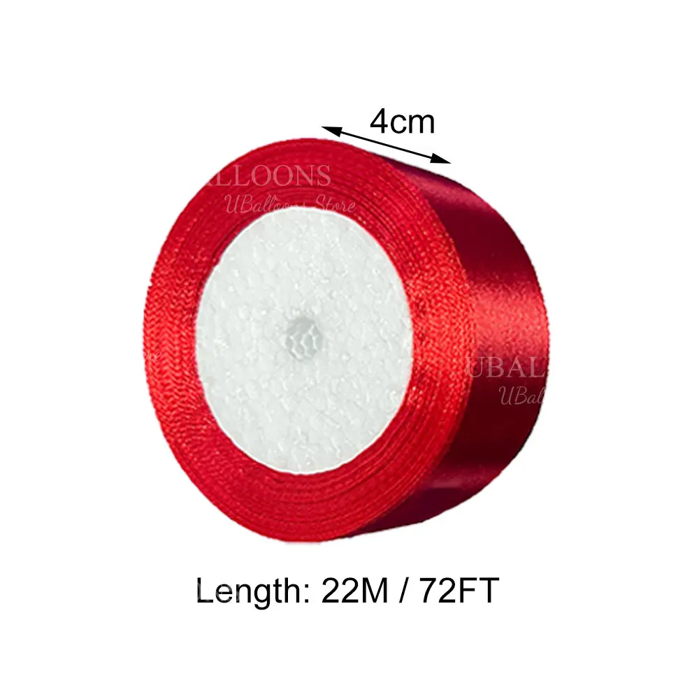 Атласная лента 4см 22м для воздушных шаров кт лента атласная 2см 4 ярда 430 lt orchit