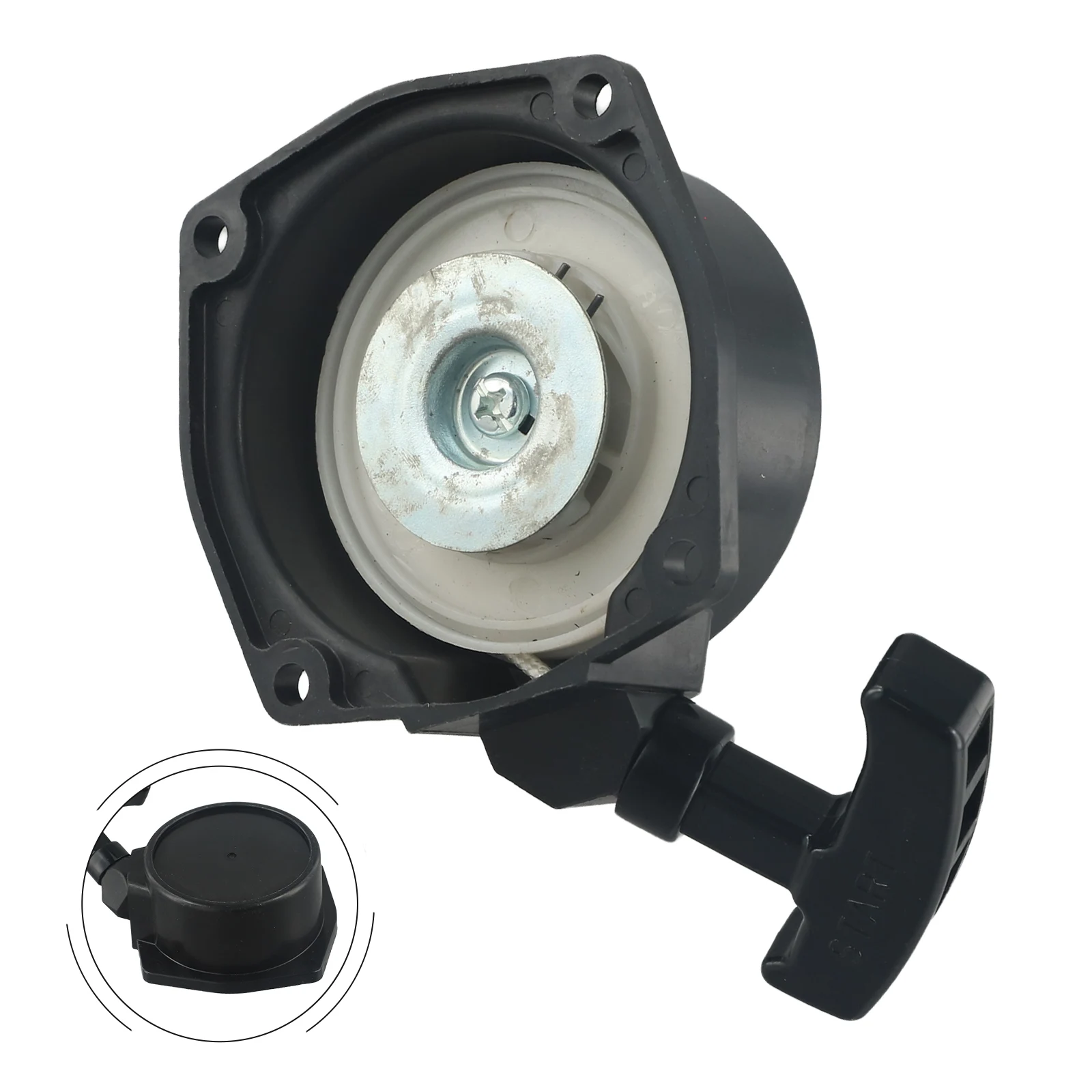 Ручной стартер двигателя запуск надежный механизм запуска простая установка для